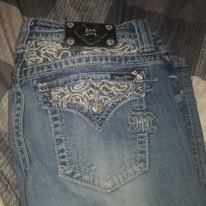 Miss Me Cuffed Capri Jeans